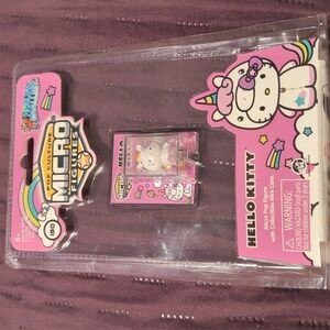 Hello Kitty Micro Figure with Mini Case - Pink and White